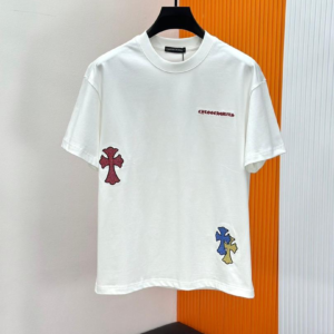 chrome hearts تيشيرت رجالي